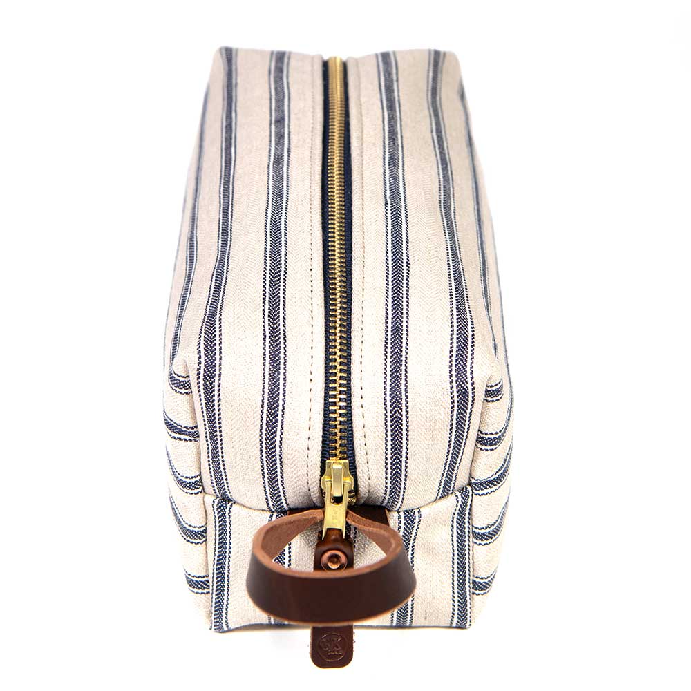 Seaside Linen Stripe Travel Kit
