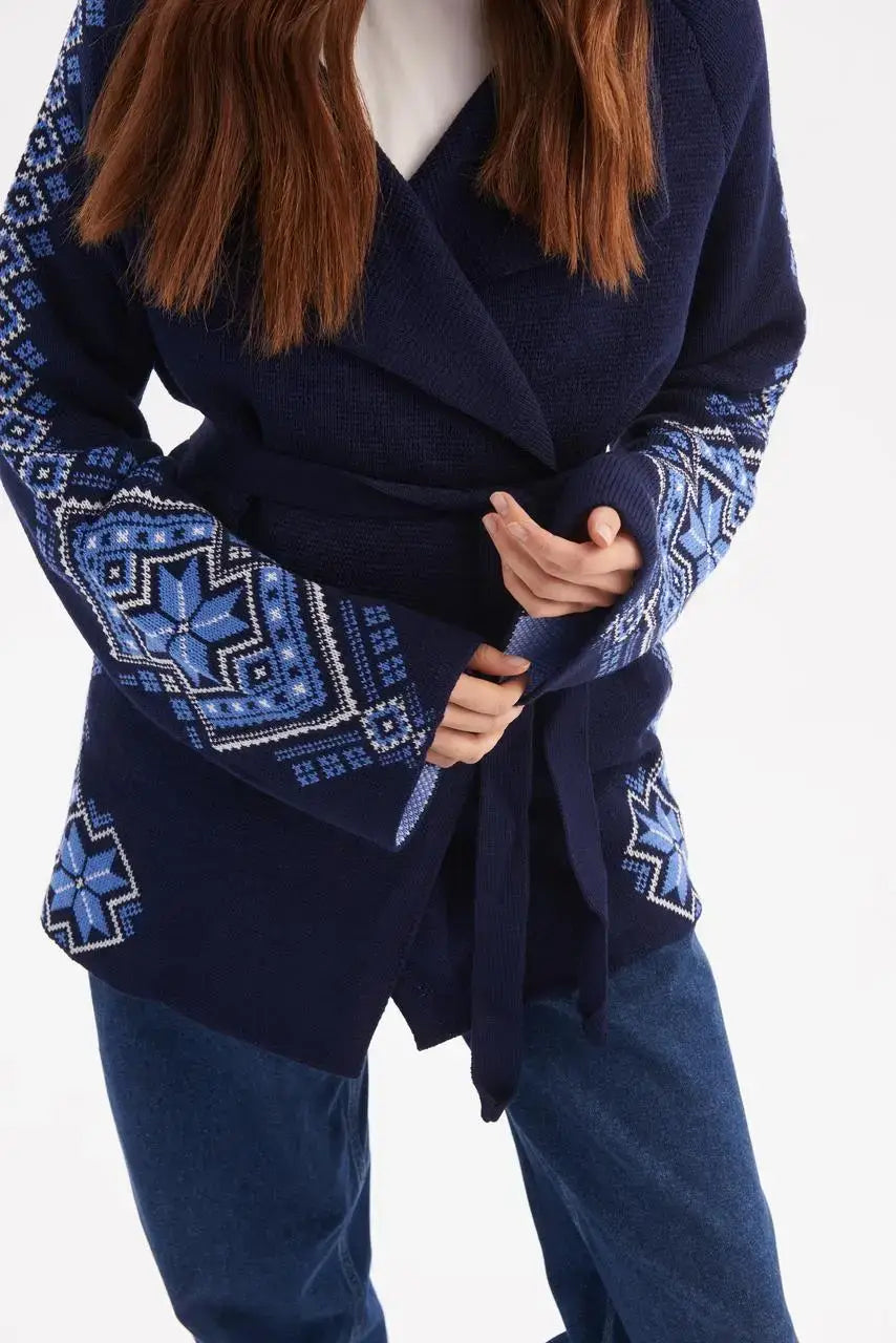 Kristina Knitted Wrap Cardigan