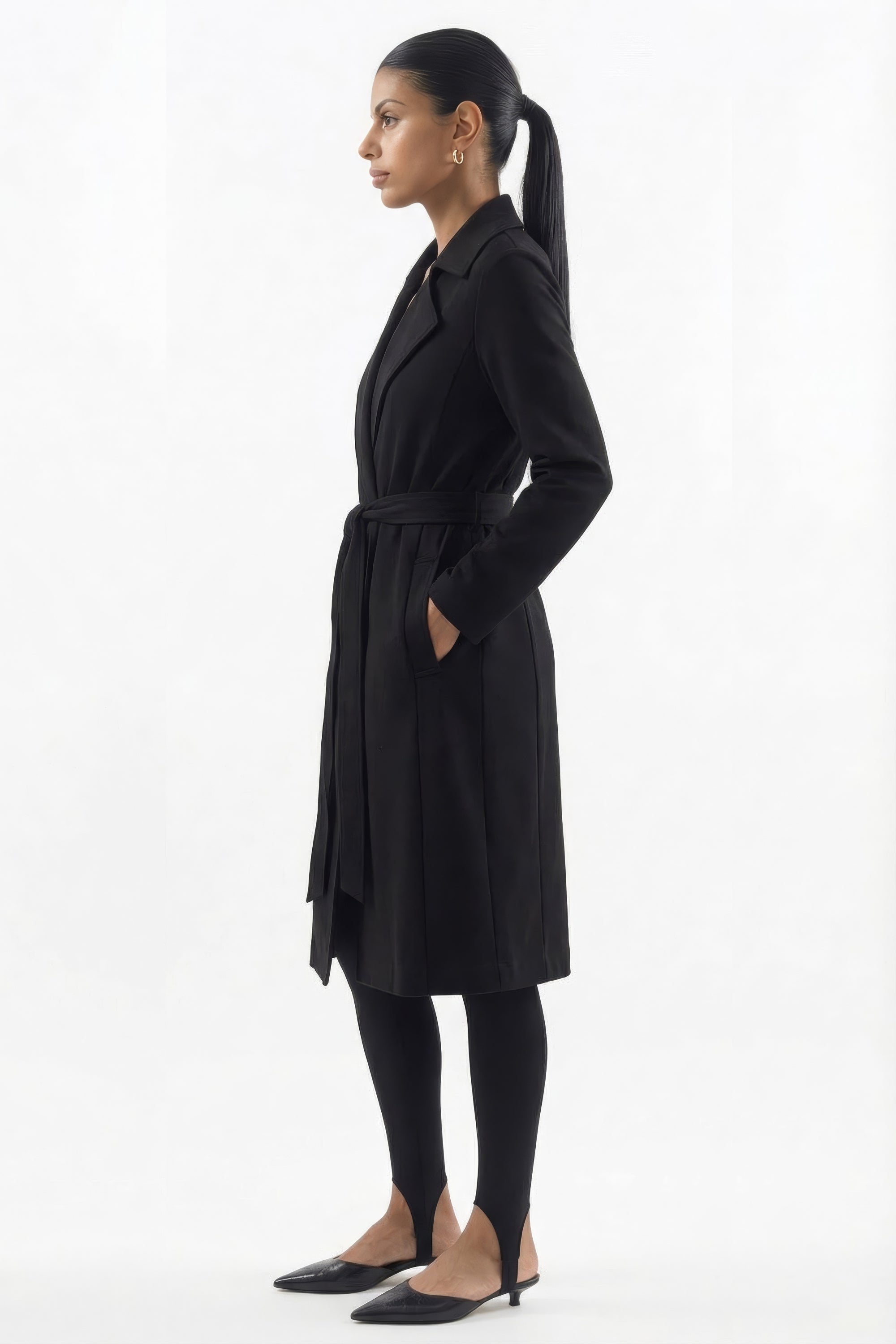 The Meridian Knit Trench