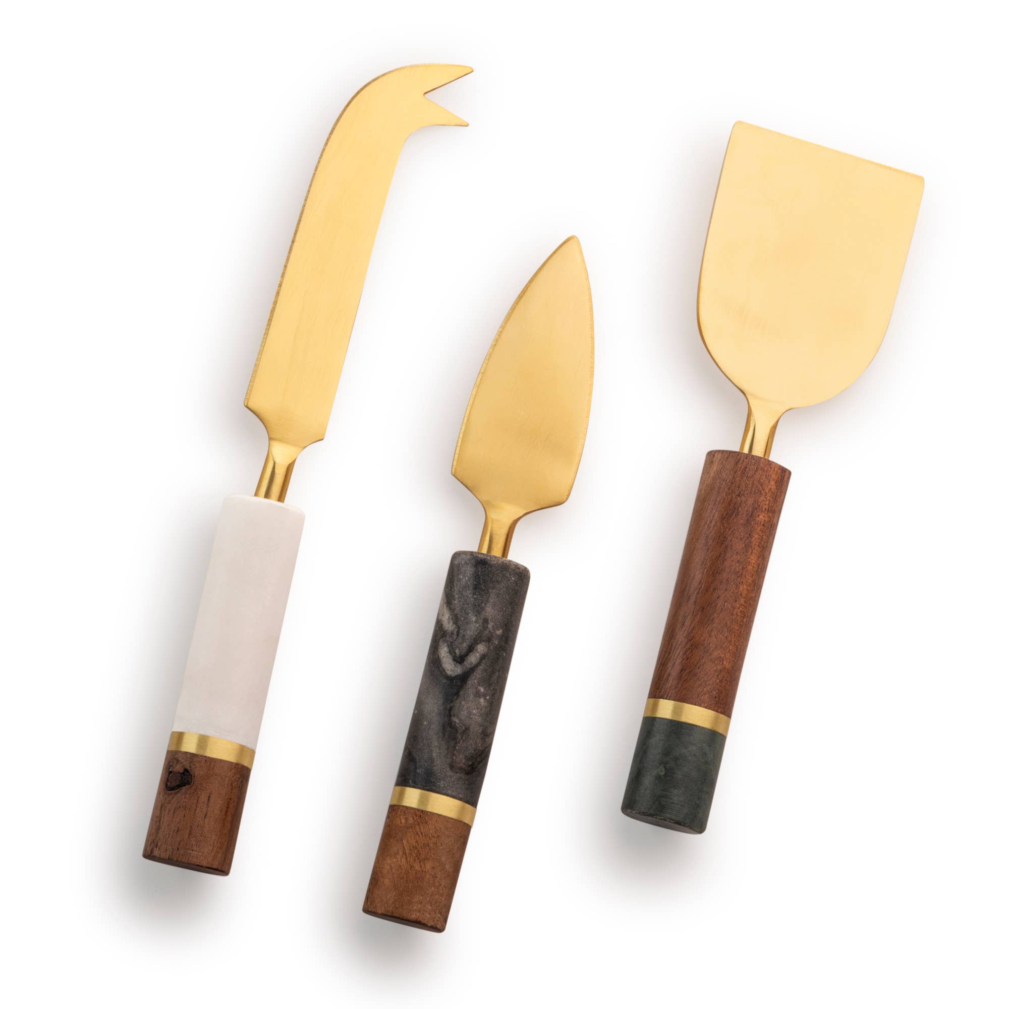 Evora Marble Cheese Knives