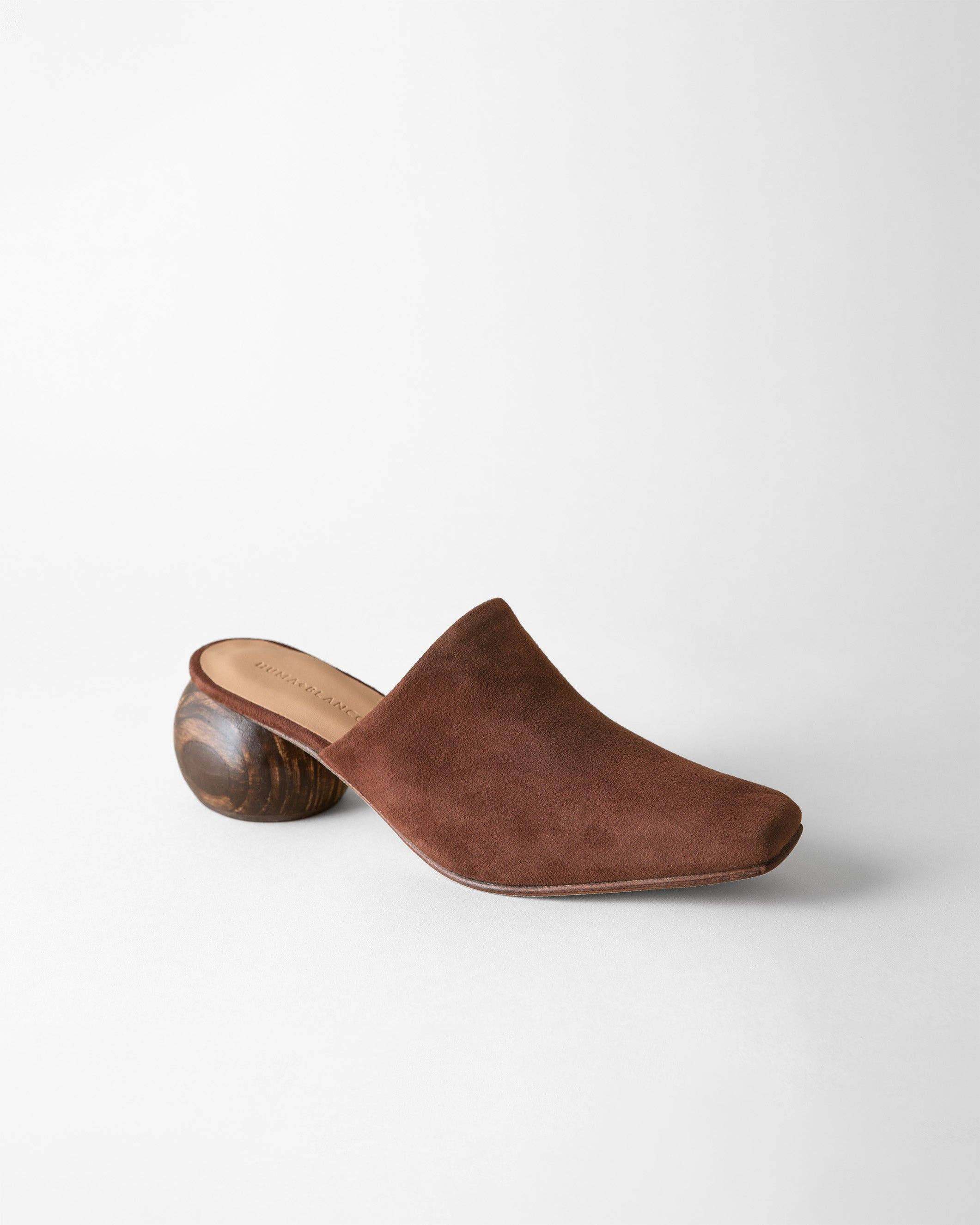 Mina Mule | Chocolate Suede