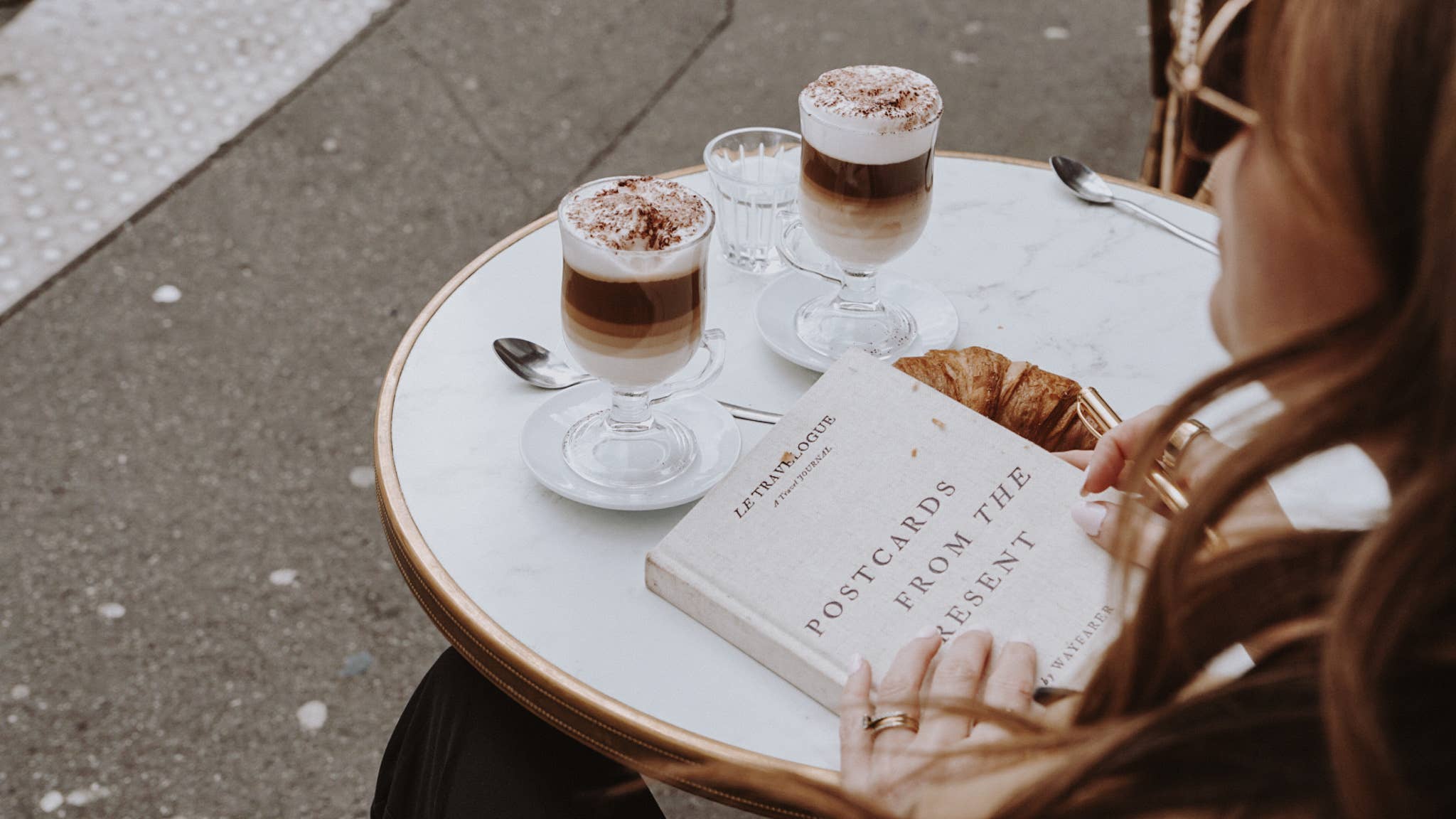 Postcards From The Present: Travel Journal | Linen Notebook