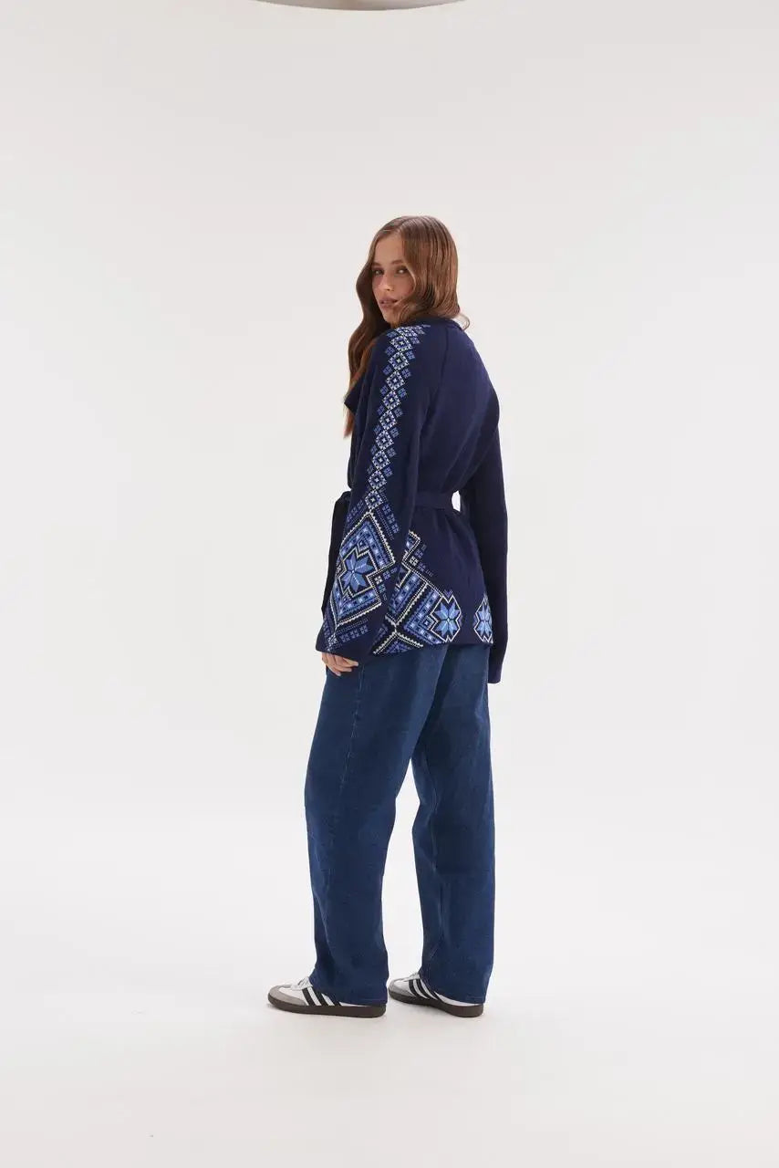 Kristina Knitted Wrap Cardigan