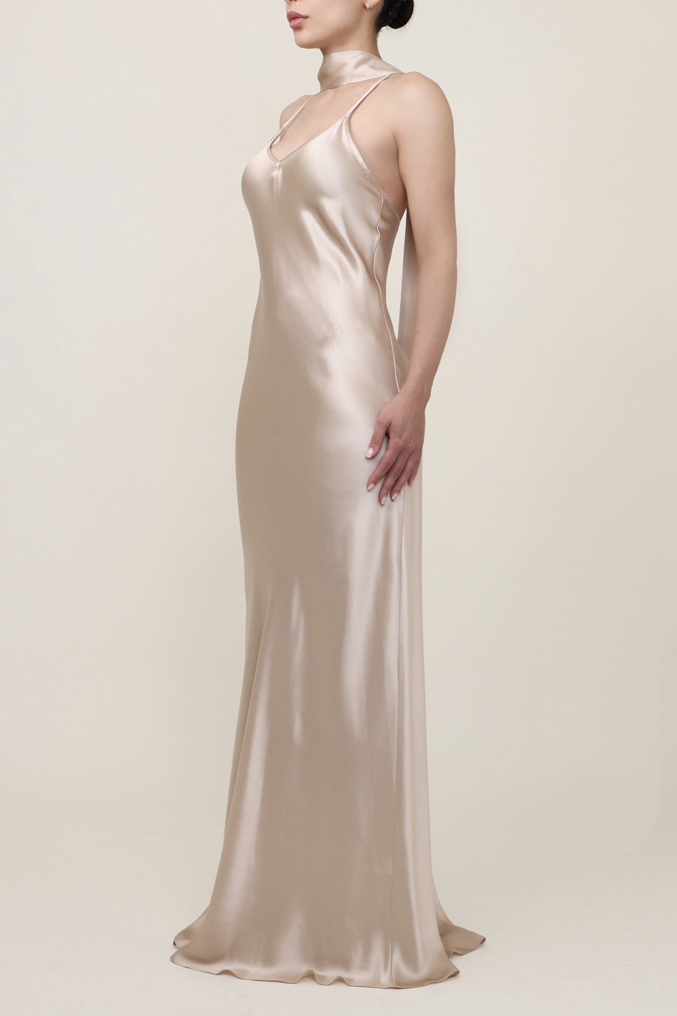 Slip Bias Gown | Sand