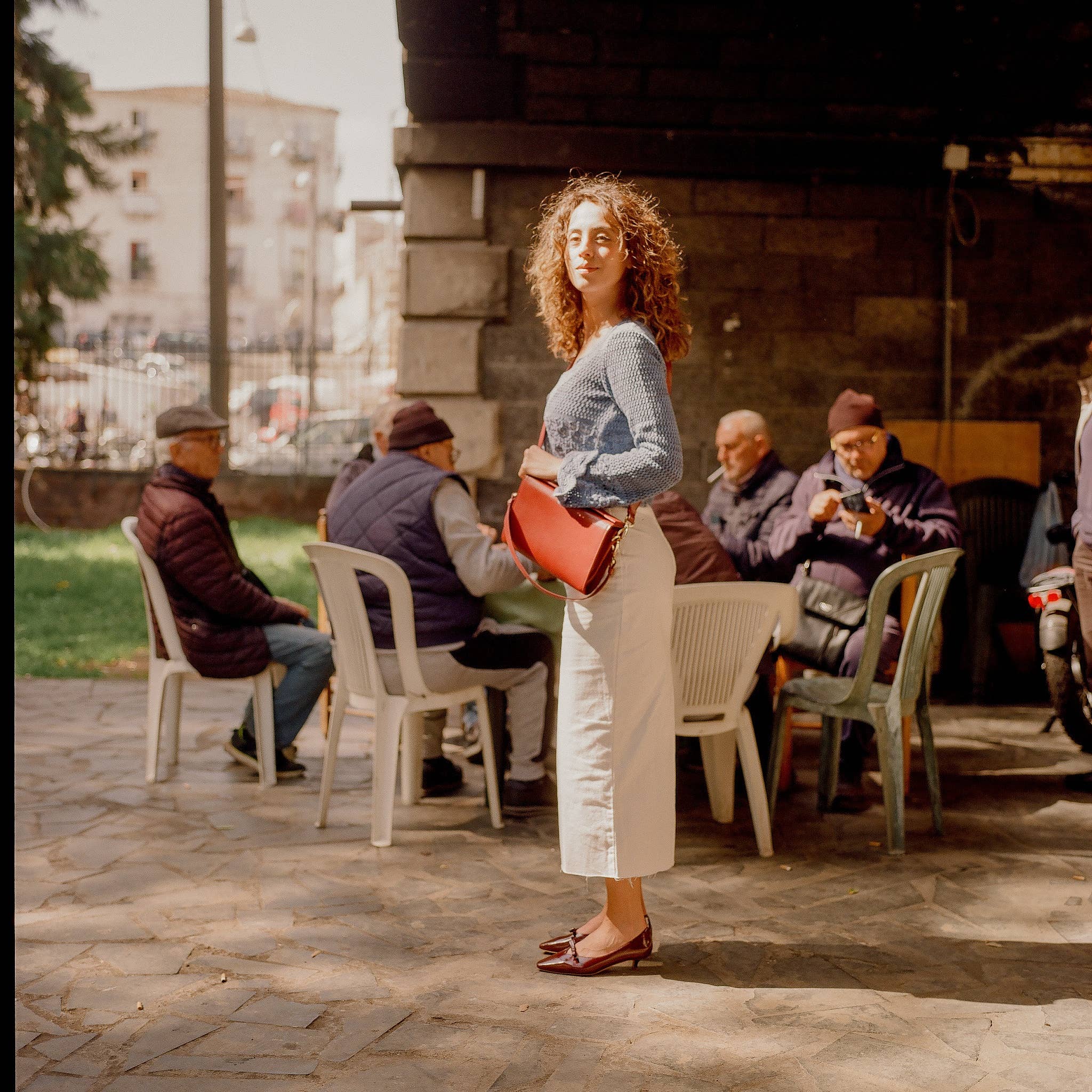 Matana Pumps in Glossy Bordeaux