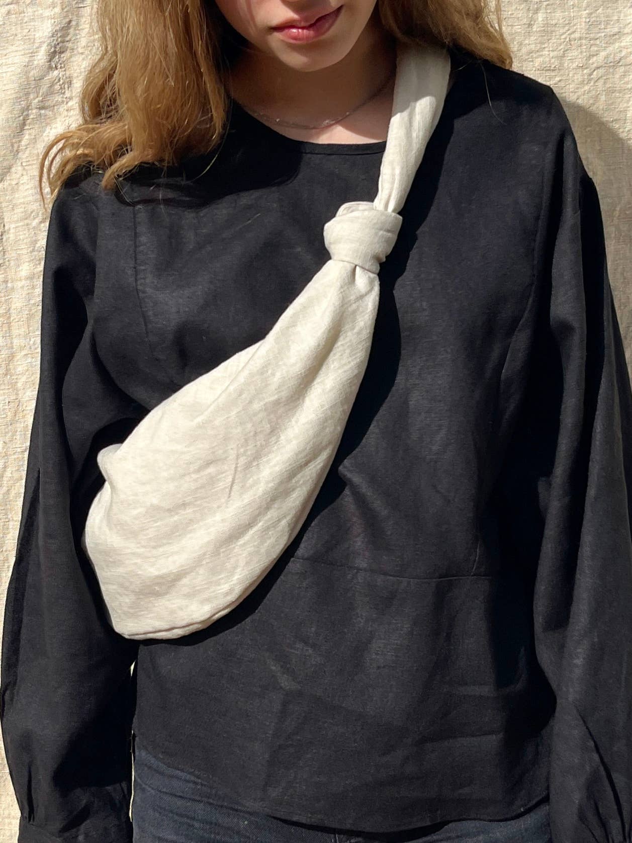 Nudo Knot Bag in Organic Linen