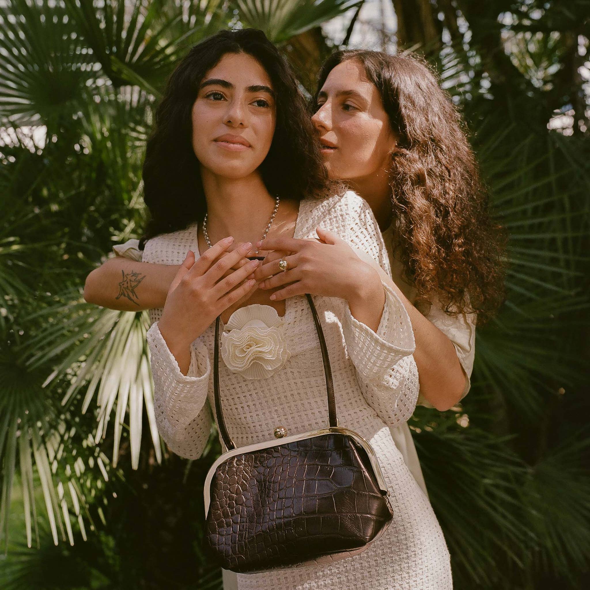 Sicily Bag in Brown Croco