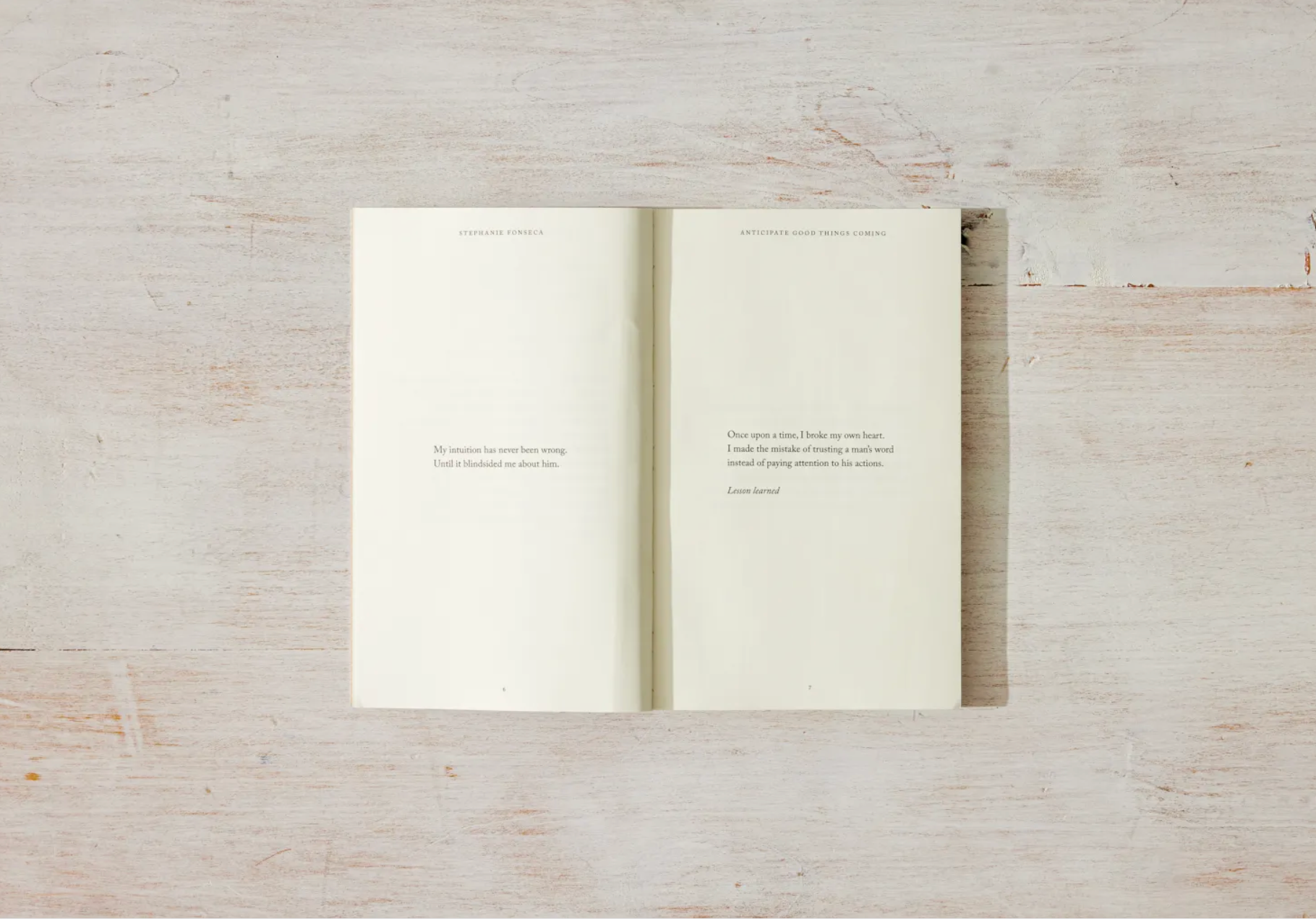 Anticipate Good Things Coming by Stephanie Fonseca