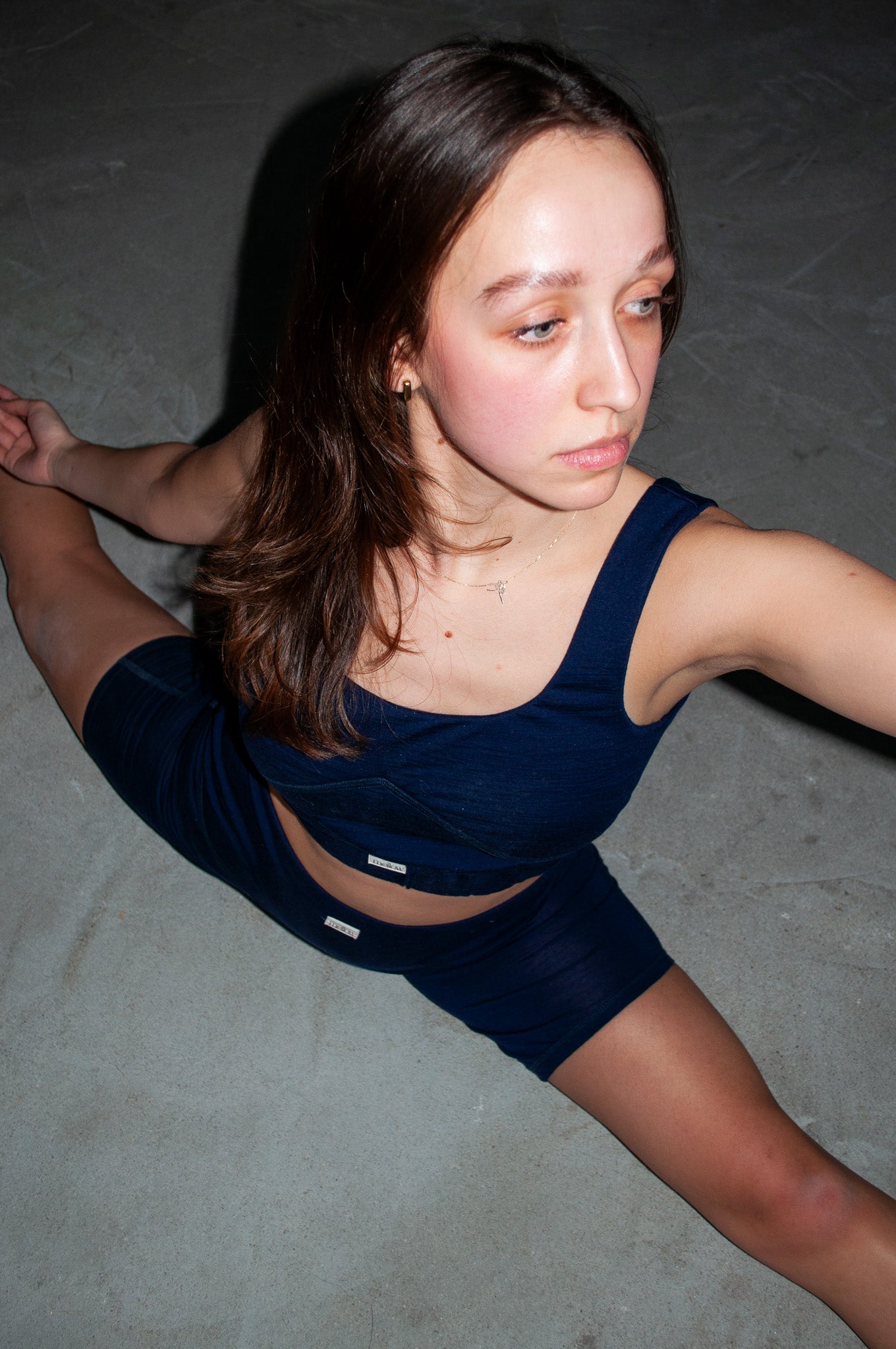 Merino Wool Sports Shorts - Dark Blue