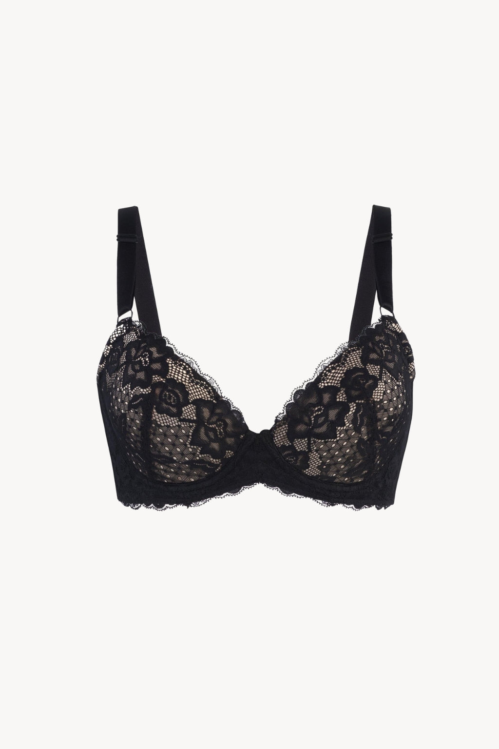 Debbie Lace Organic Cotton & Silk Plunge Bra