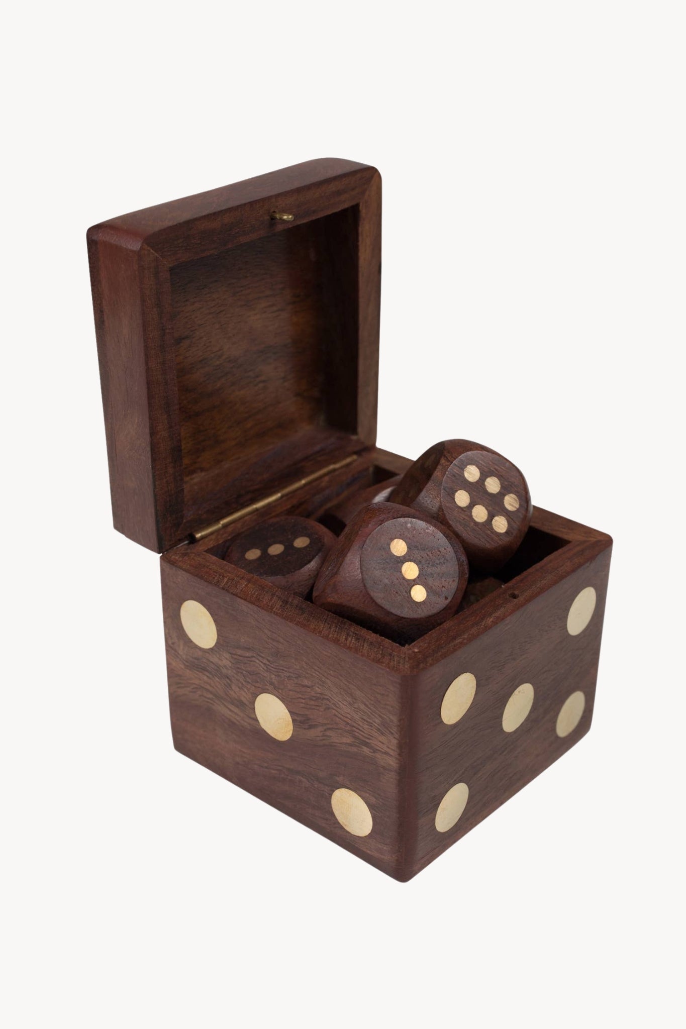 Wooden Dice Box