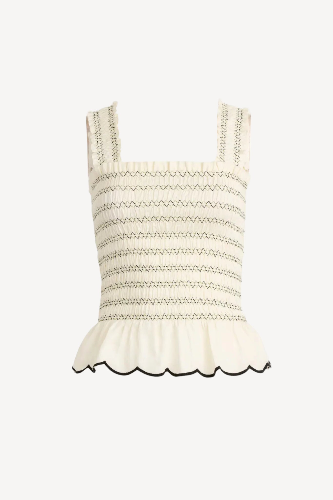 Elliot Smocked Tank Top