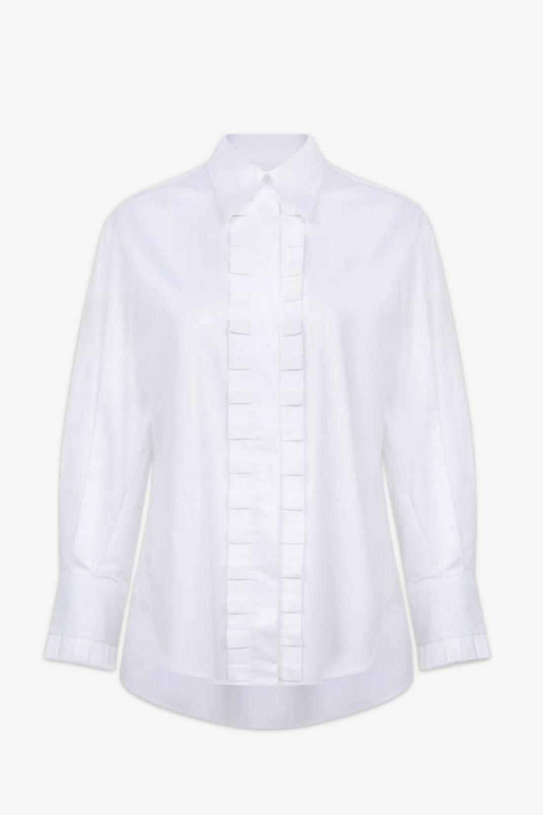 White shirt on a white background