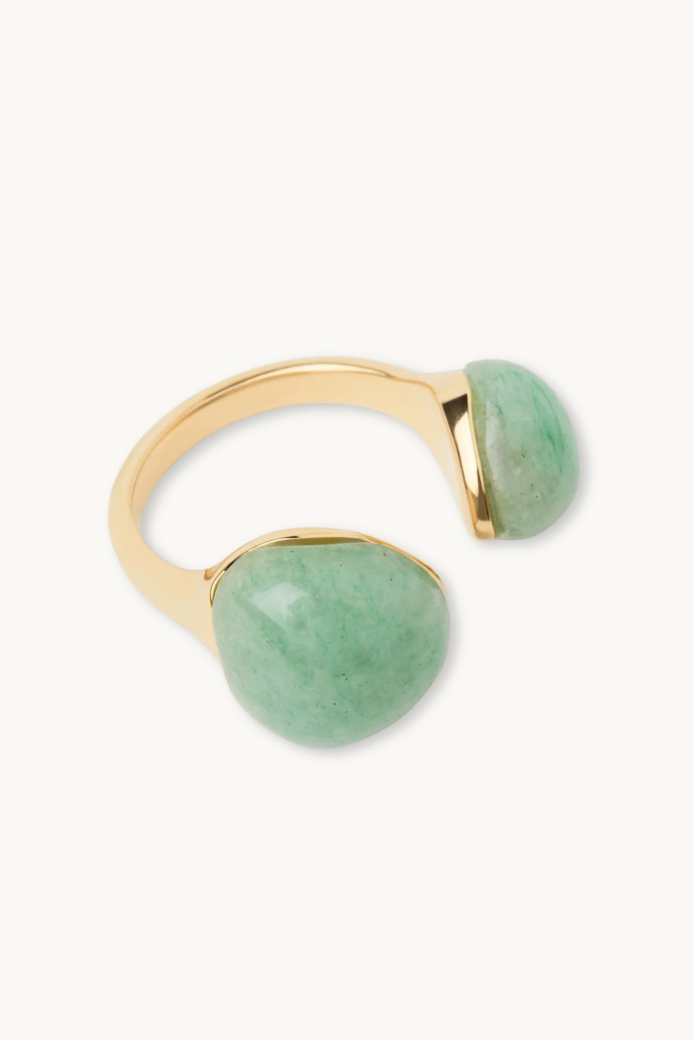 Green Aventurine Gravity Ring