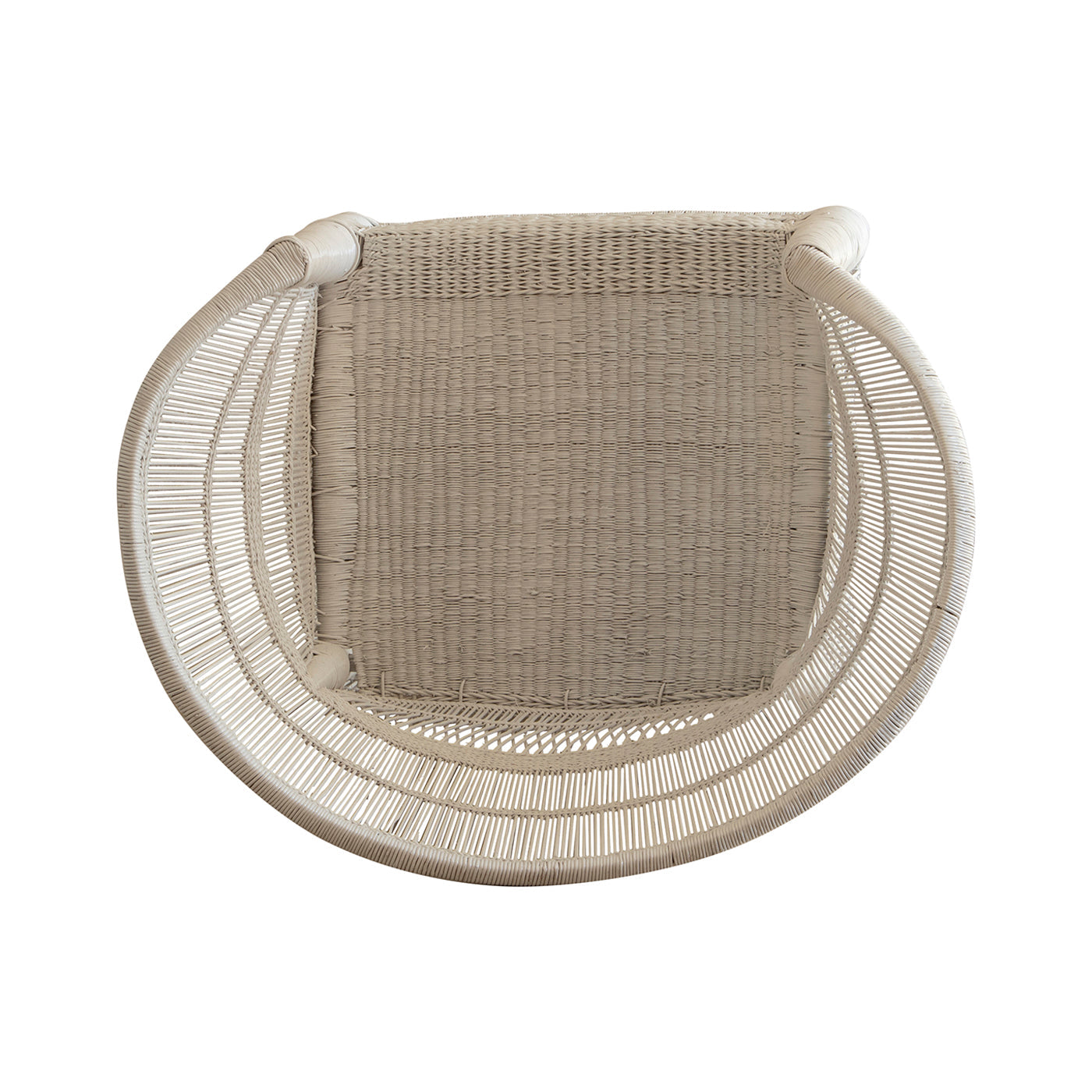 Malawi Cane Chair | White Handwoven in Malawi-4