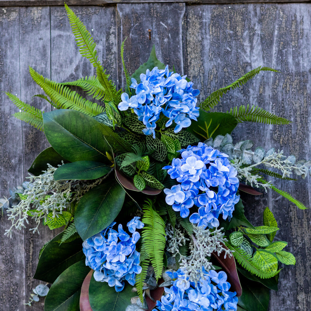 Blue Hydrangea Down Drop