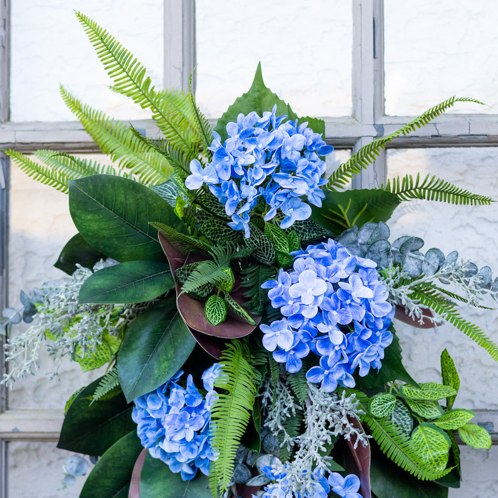 Blue Hydrangea Down Drop