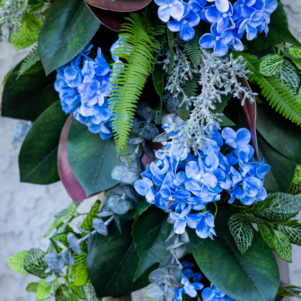 Blue Hydrangea Down Drop