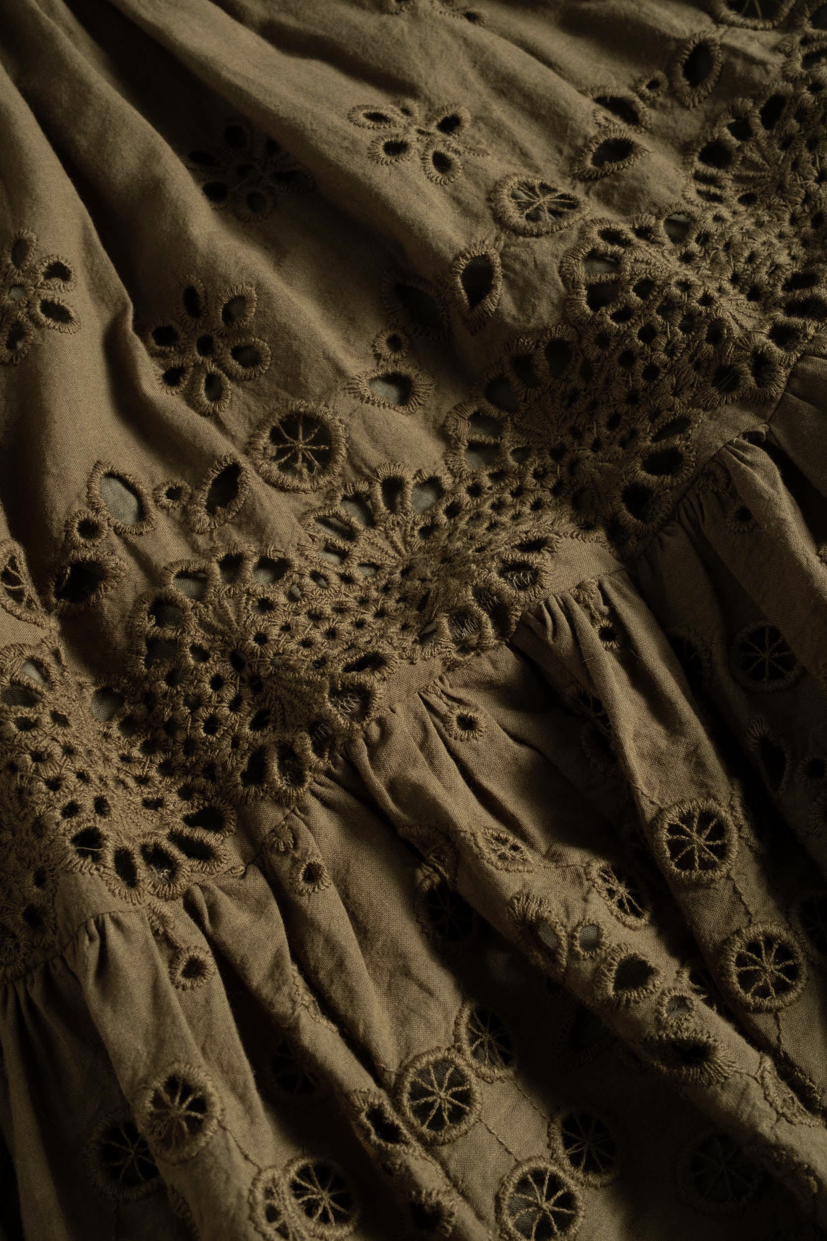 Cecilia Dress In Martini Calypso Eyelet