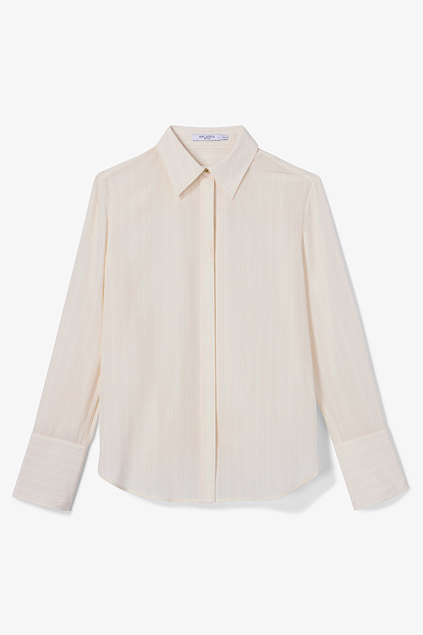 Beige blouse on a white background | Still | Exclude
