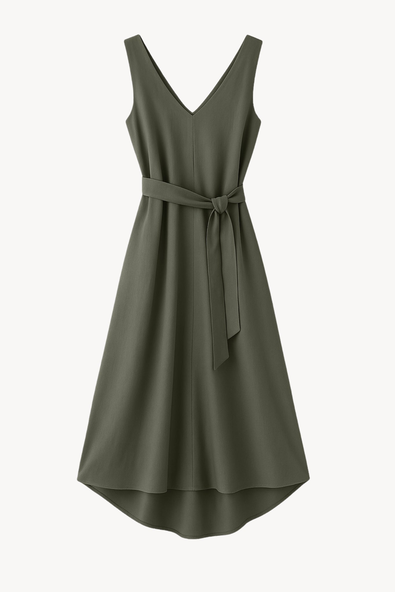 Mimosa Dress Lyocell Dress in Olive Green