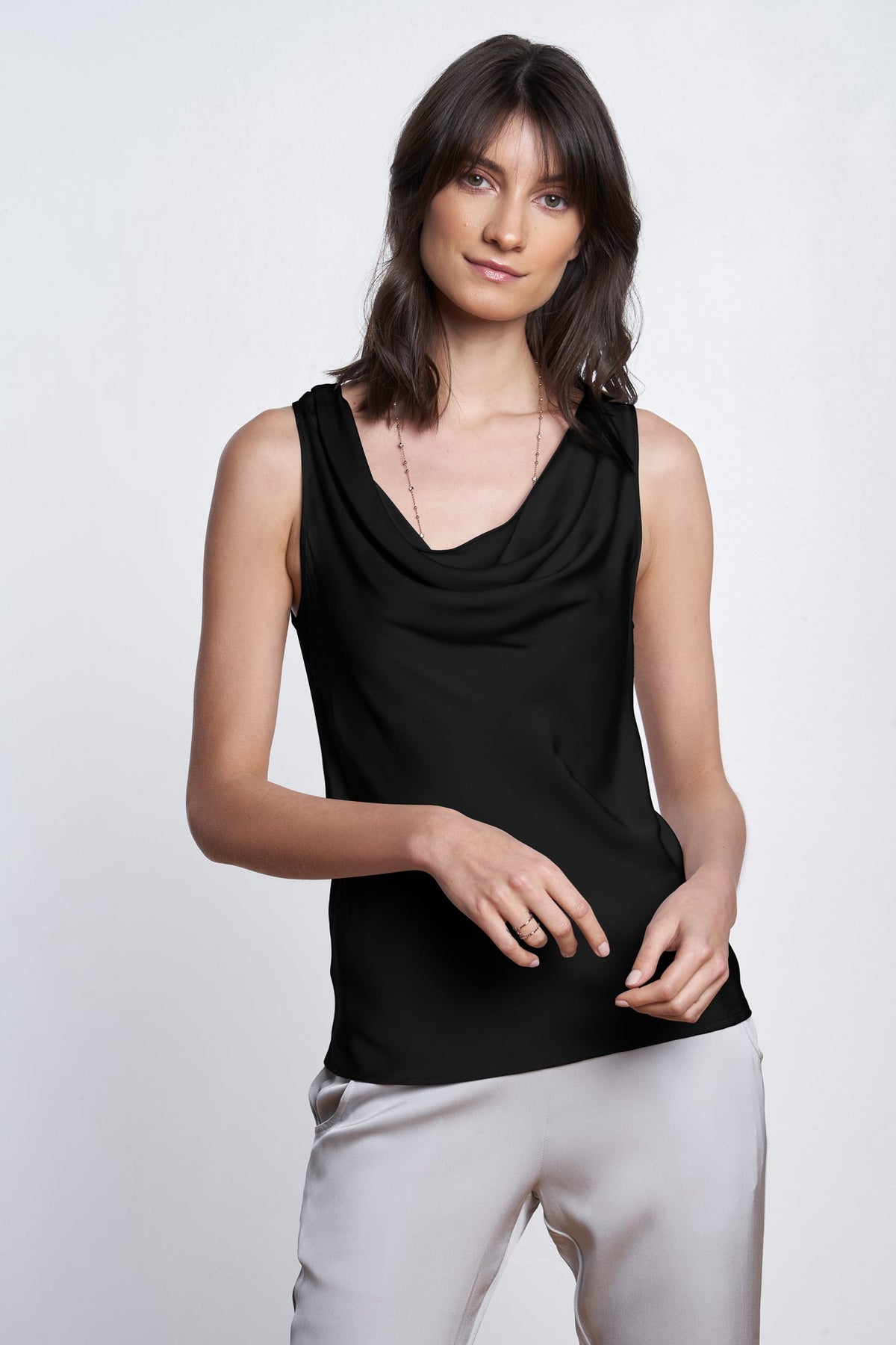 Paris Cowl Neck Top