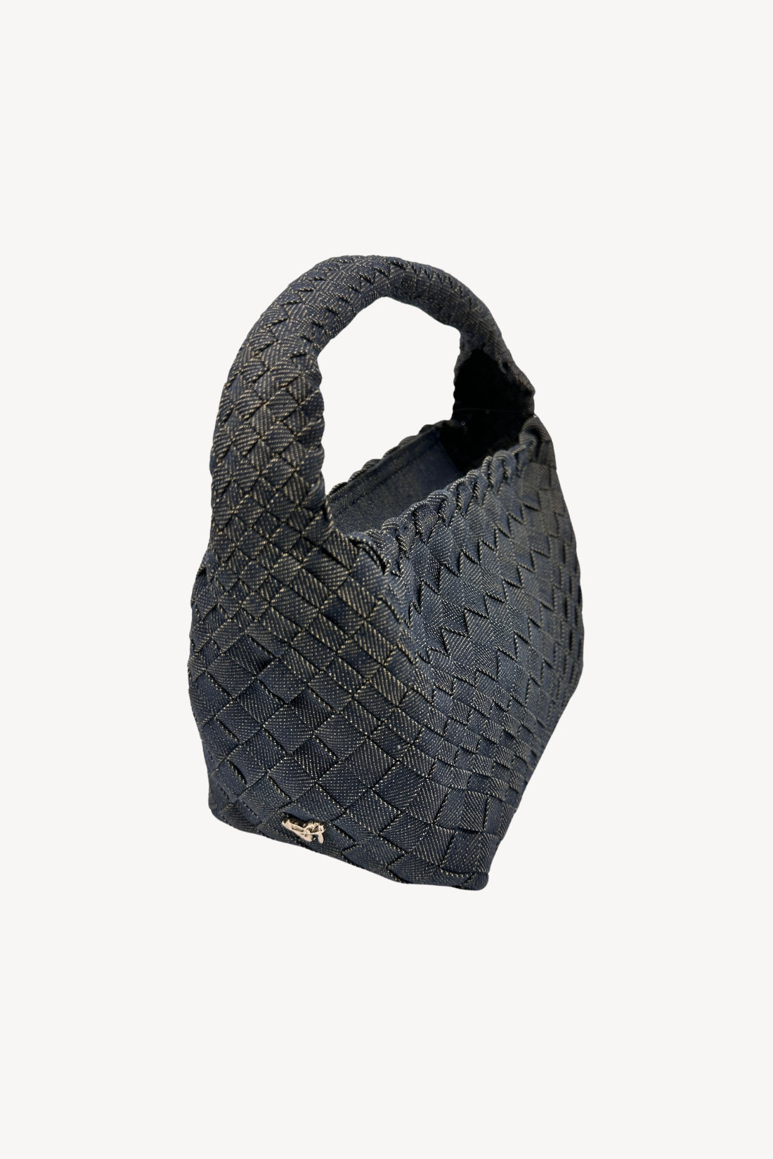 Petite Woven Bag in Japanese Denim