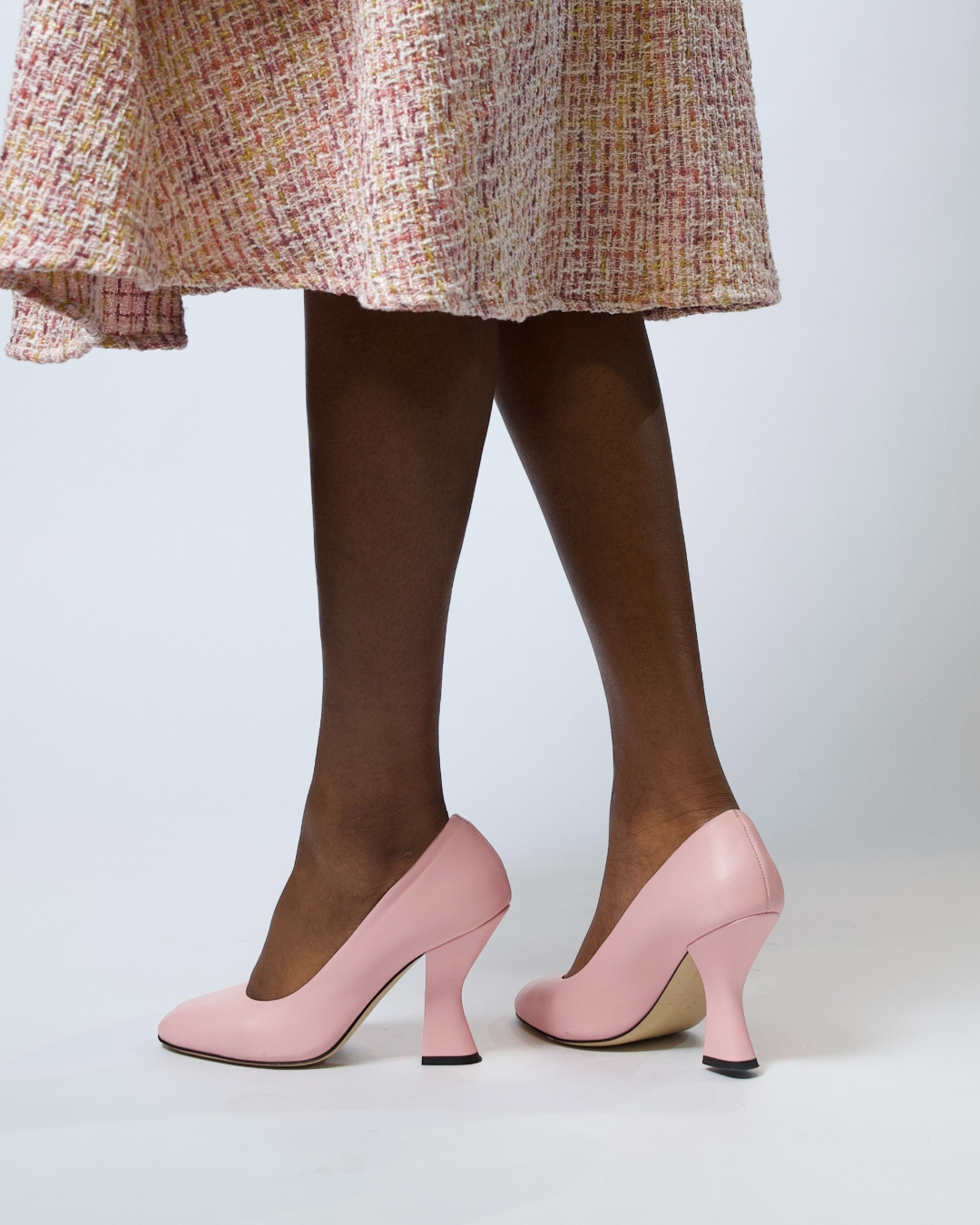 Rose Muse | Light Pink Nappa Pump
