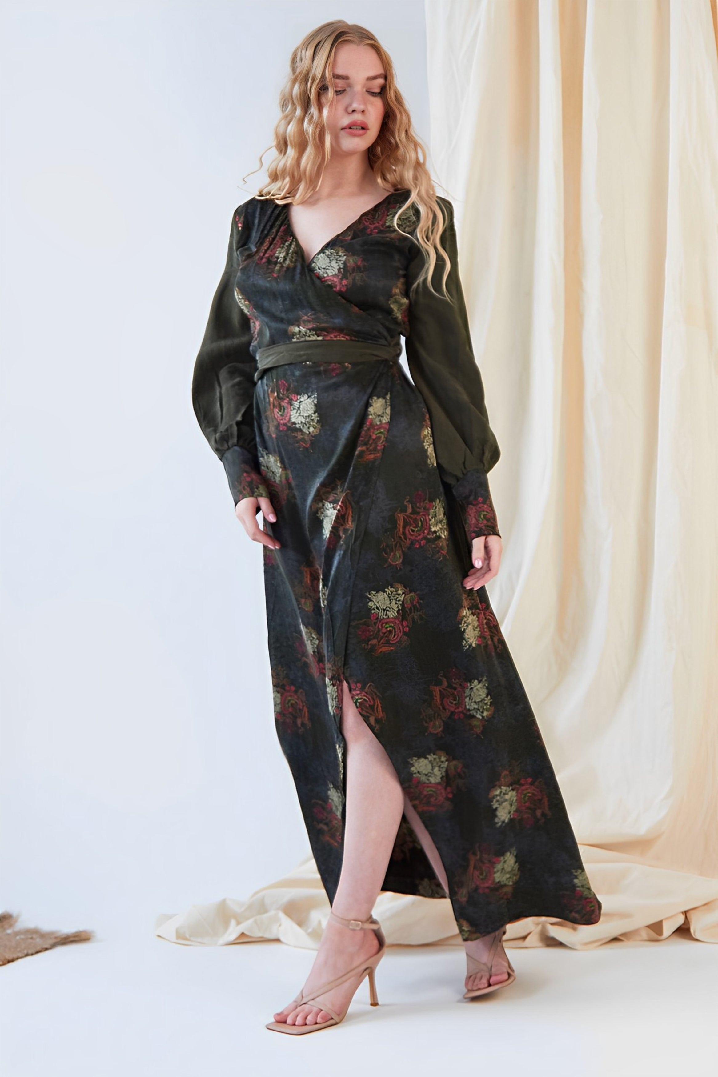 Verdant Wrap Dress