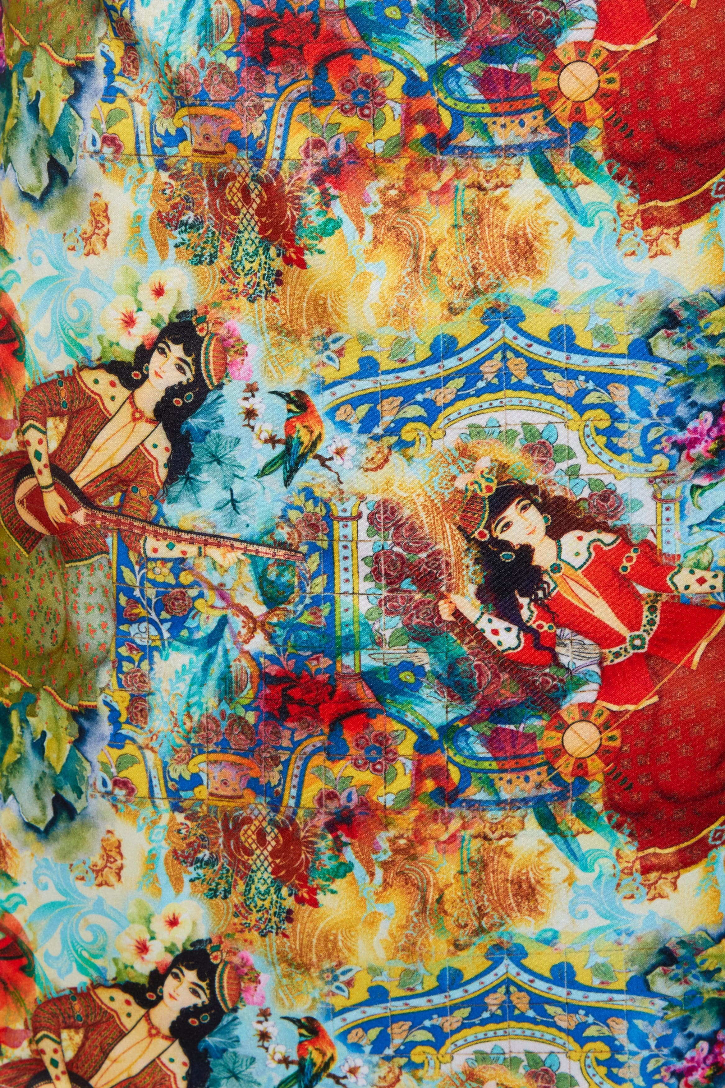 Ahura Persian Printed Mini Skirt