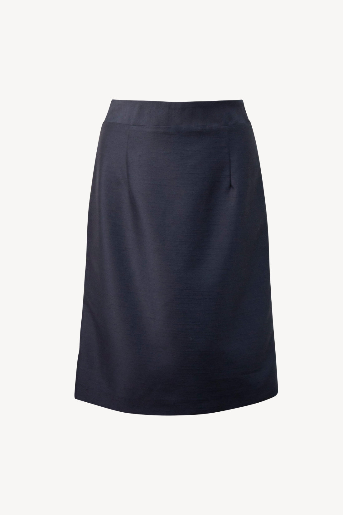 Luxe Straight Mini Skirts In Black