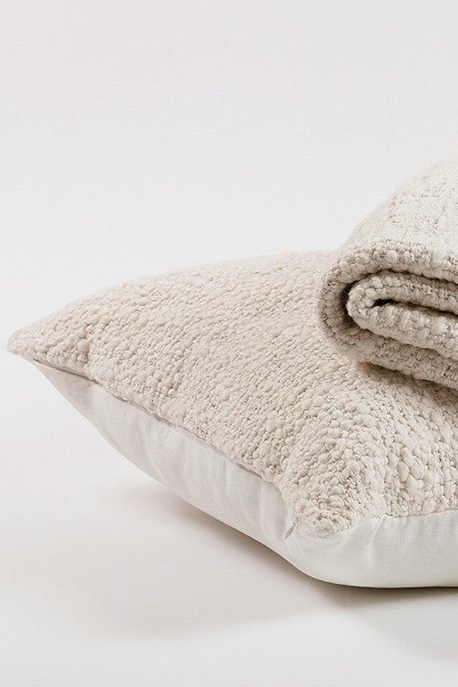 Rustic Organic Cotton Pillow