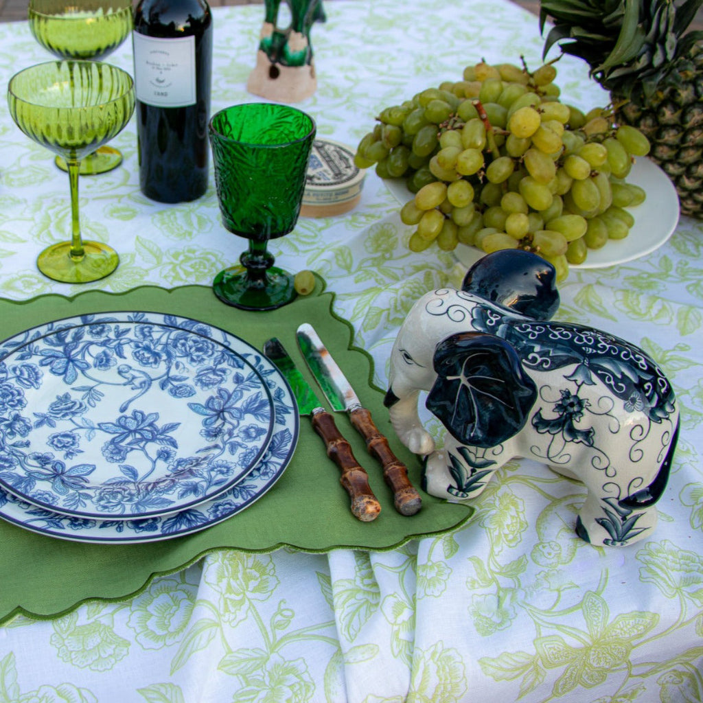 Bombay Blue Dinner Plate | Set of 4 (+1 Bonus Plate)