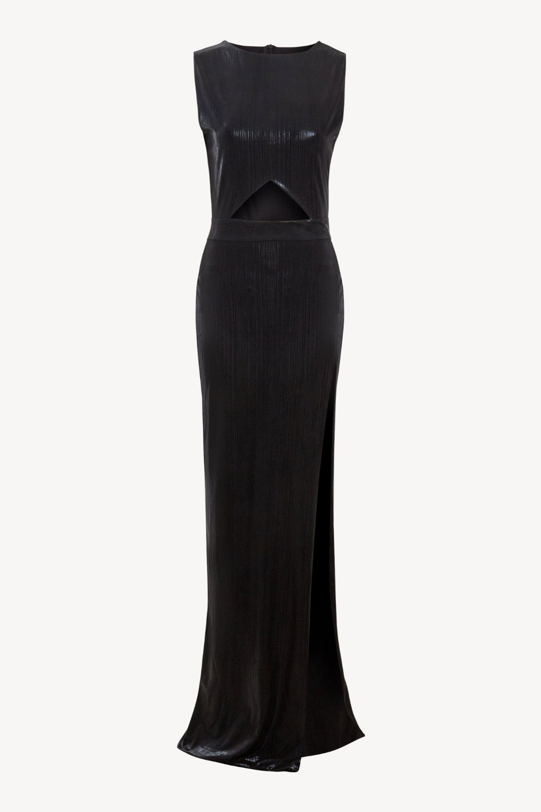 Moss Black Cut-Out Gown