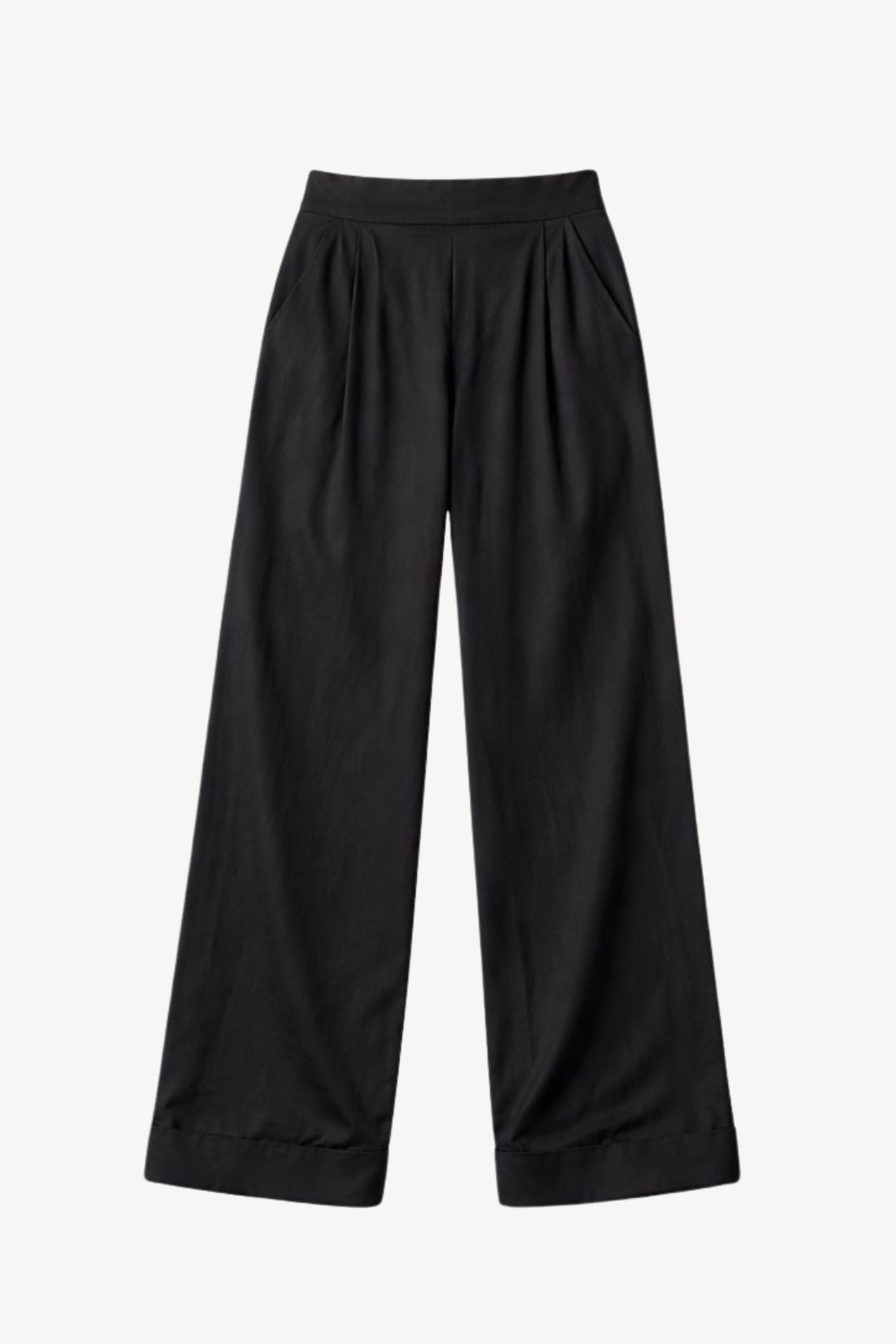 Aitna Black Palazzo Pants from Organic Finest Fabric