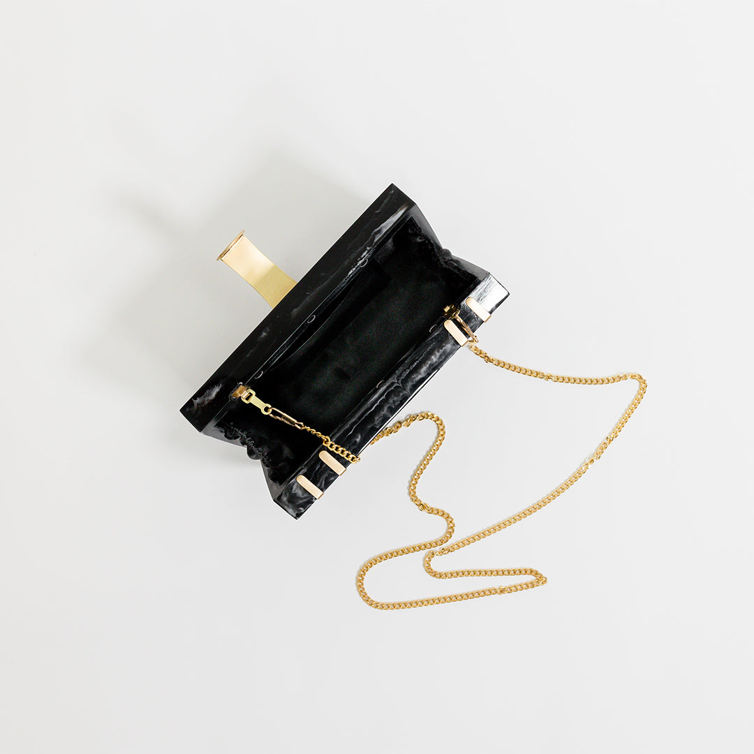 Onyx Opulent Clutch