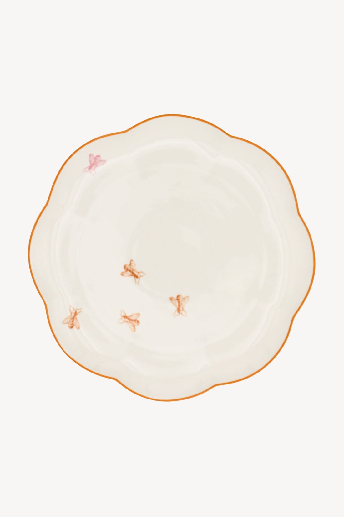 Bumble Voyage Scalloped Dinner Plate | Set of 4 (+1 Bonus Plate)
