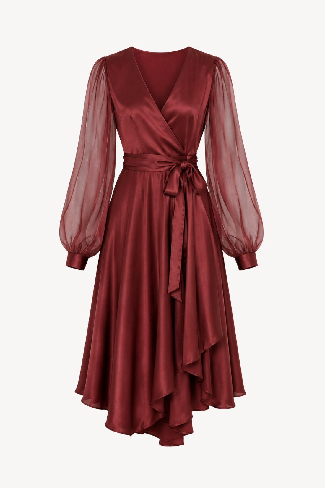 Cintha Draped Wrap Dress