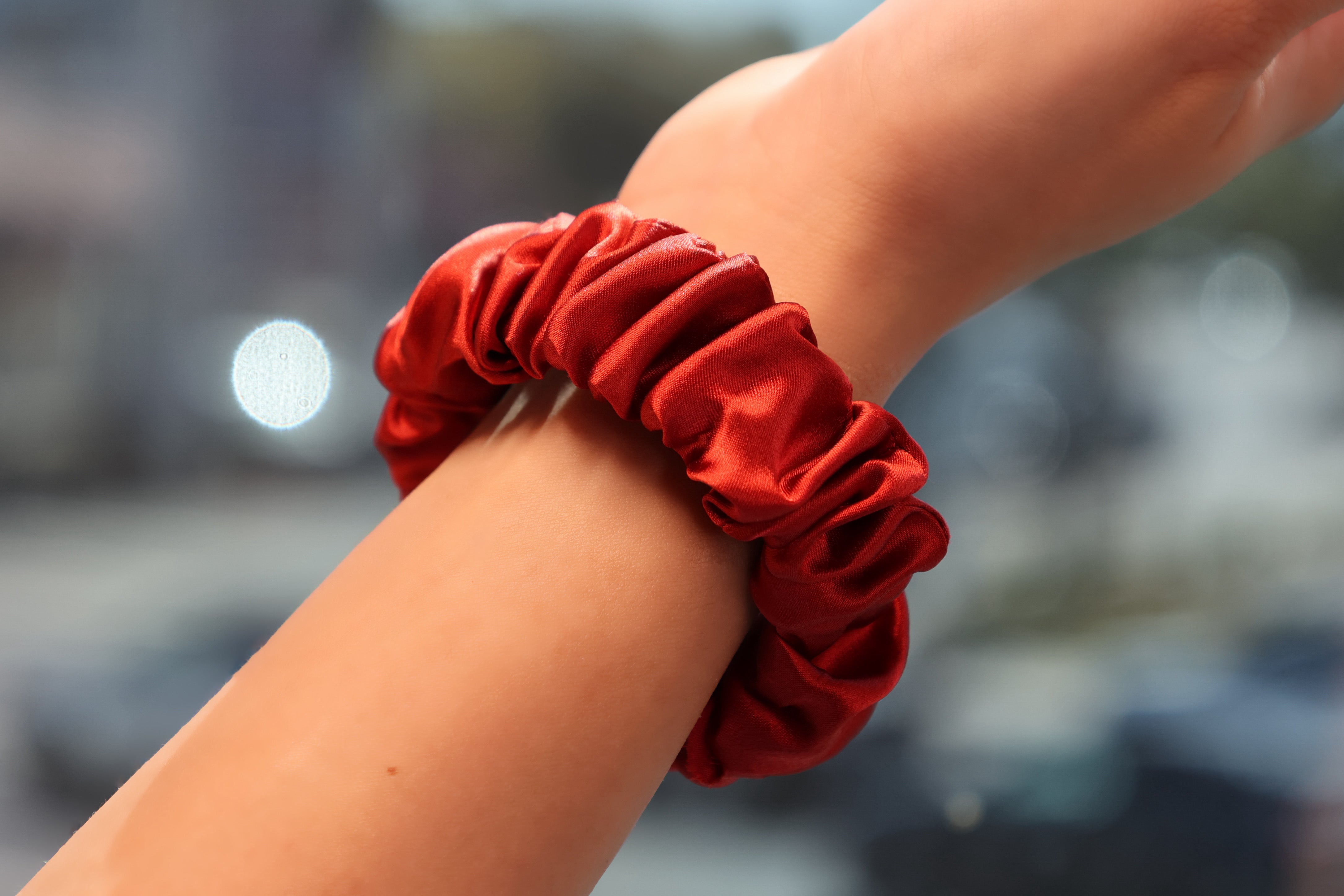 Small Silk Scrunchie