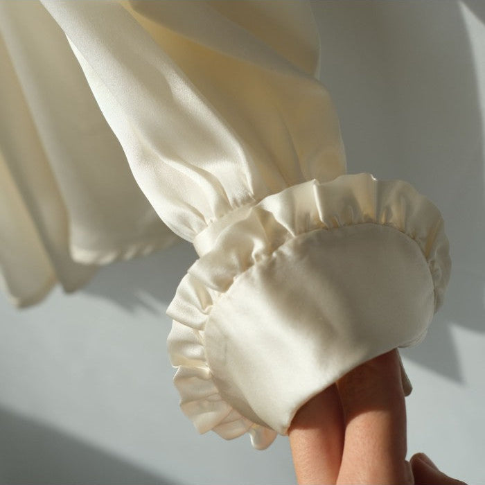 CORNELIA BLOUSE satin natural silk