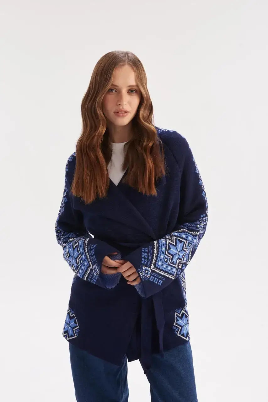 Kristina Knitted Wrap Cardigan