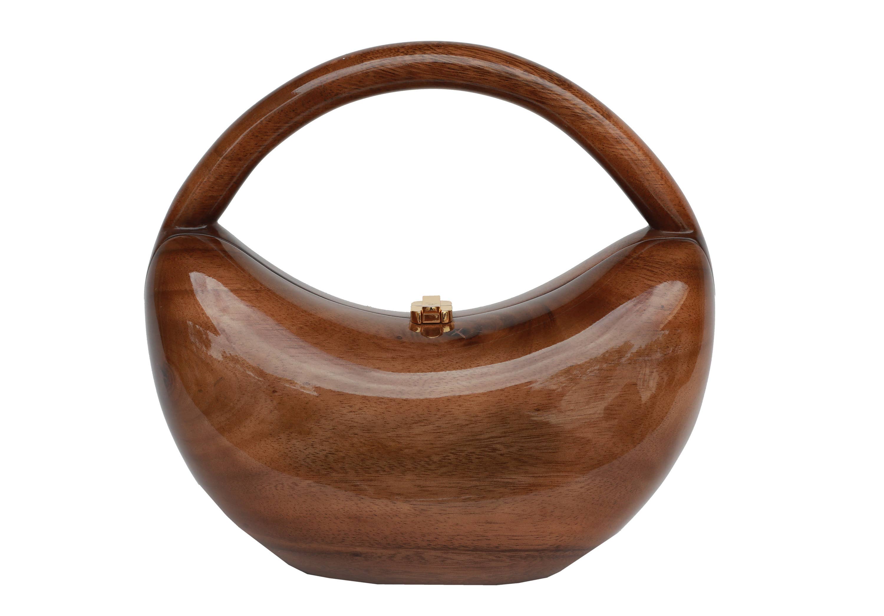 Jackie Natural Wooden Handbag
