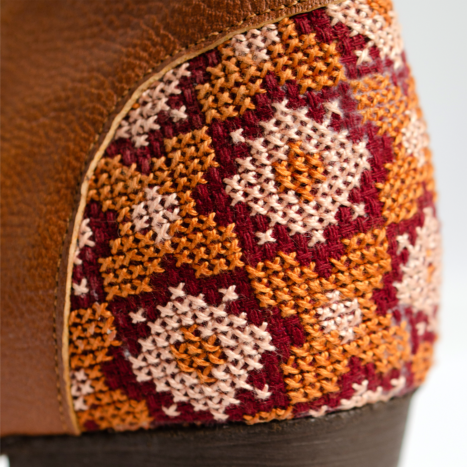 Flowers Ankle Boot in Brown