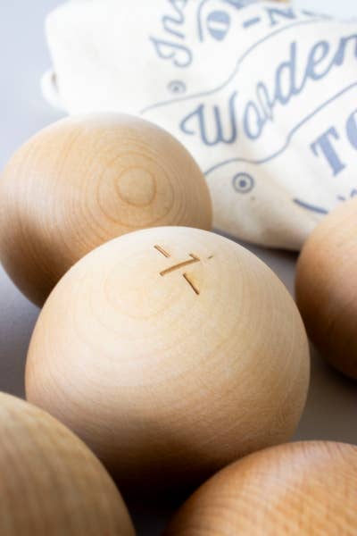 Wooden Boules Game - Petanque