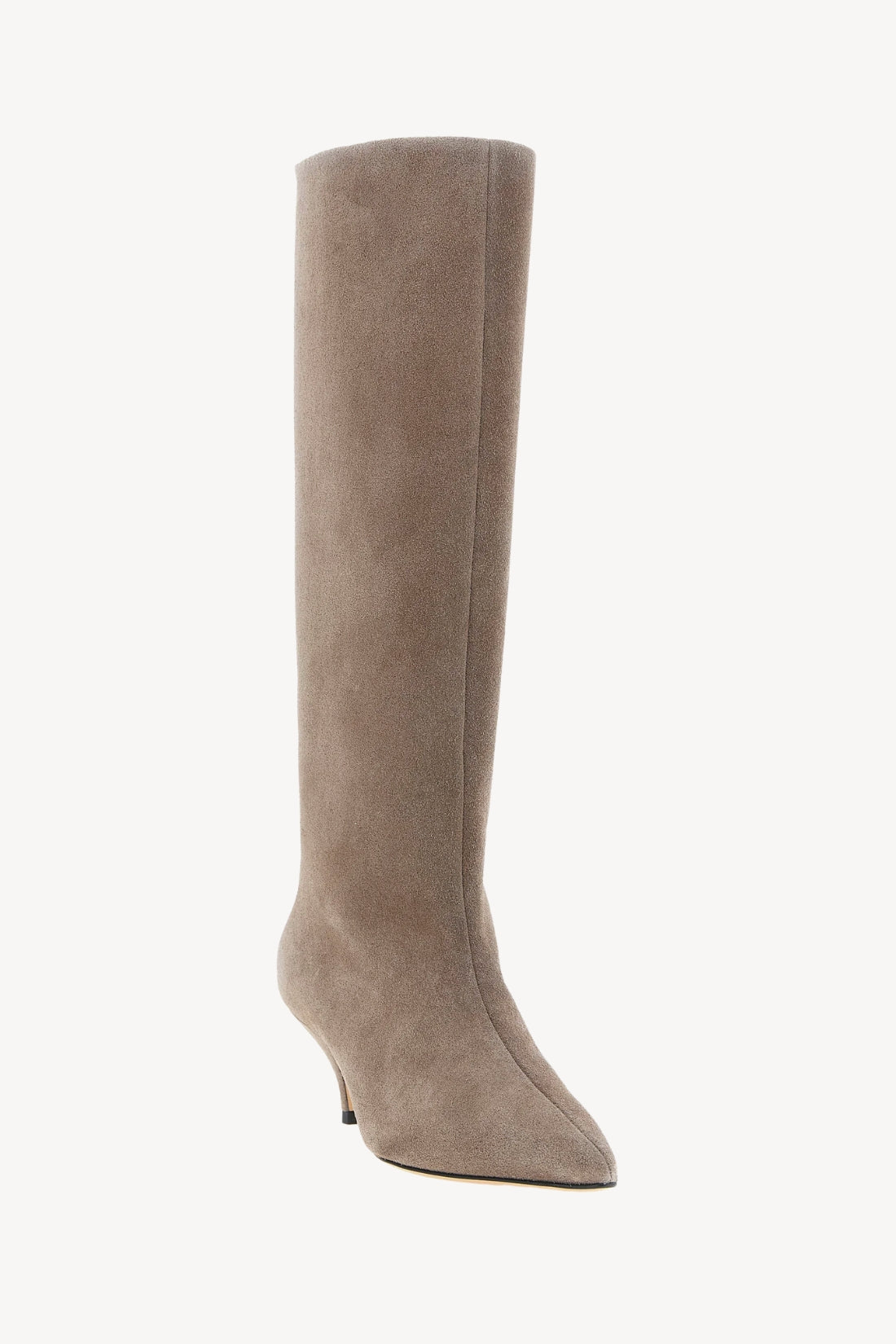 Suede Knee-High Boots