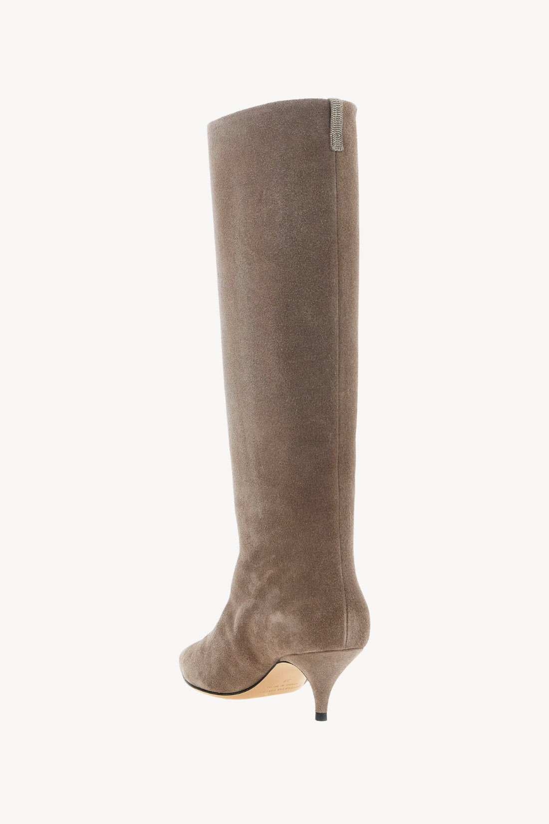 Suede Knee-High Boots