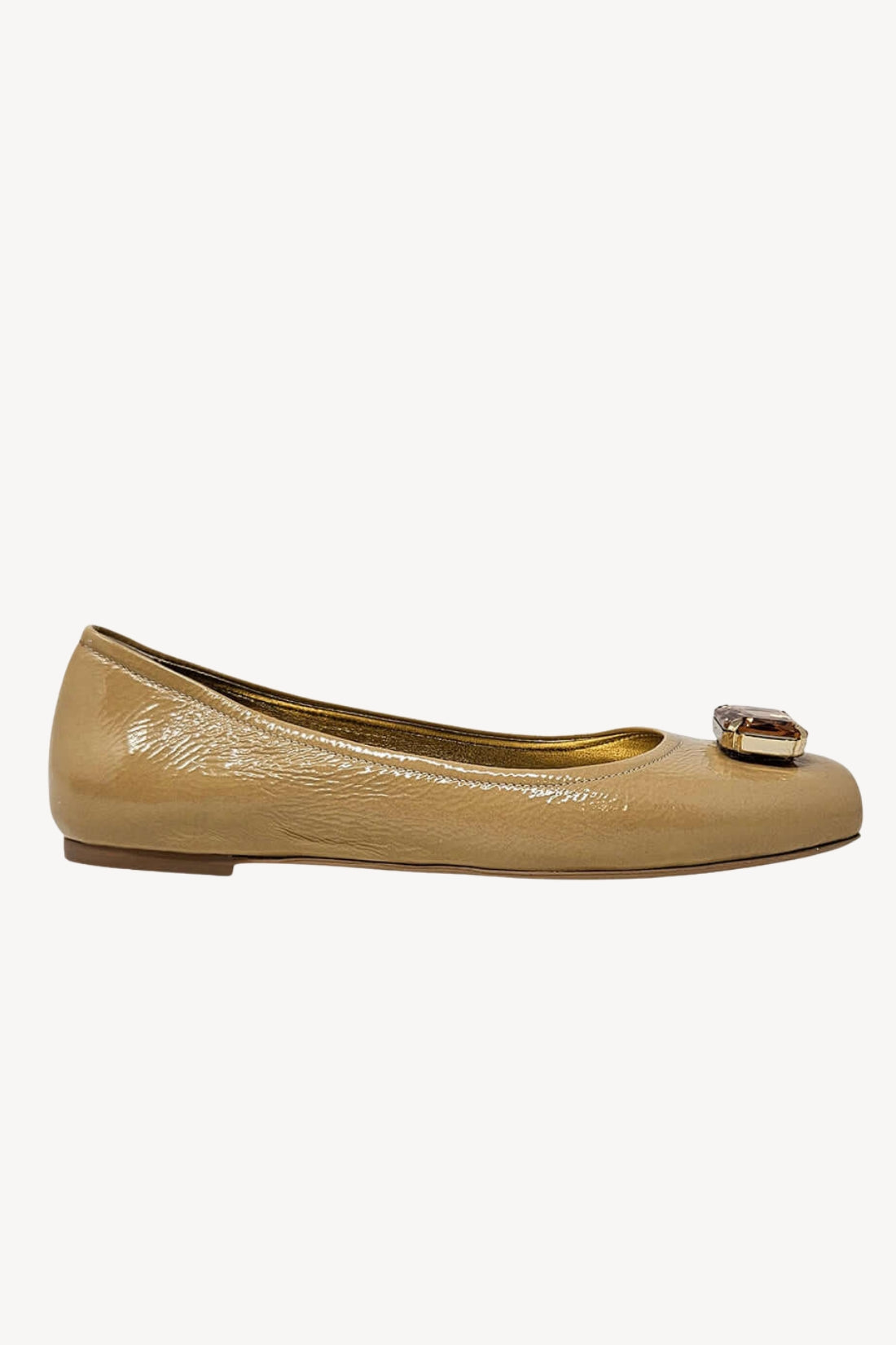 Marion Beige Jeweled Ballet