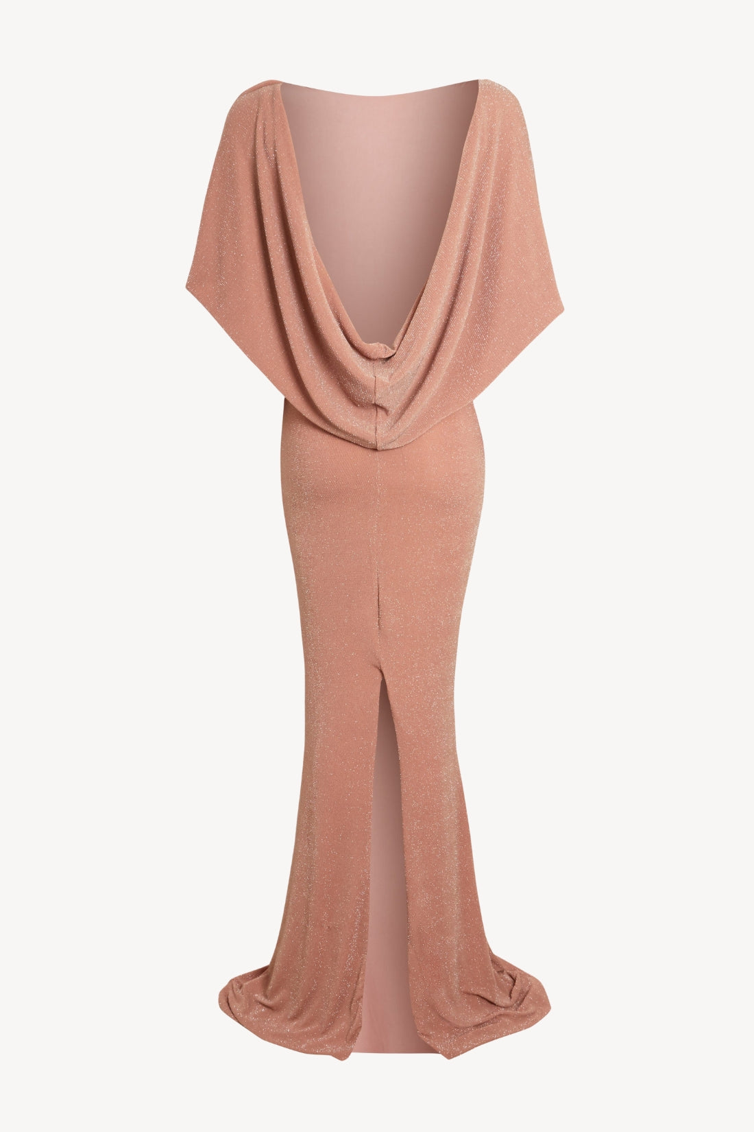 Marilyn Mocha Backless Slip Gown