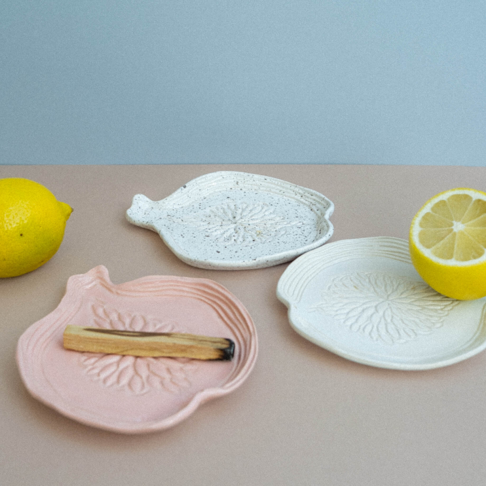 Handmade Dotted Ceramic Incense Holder