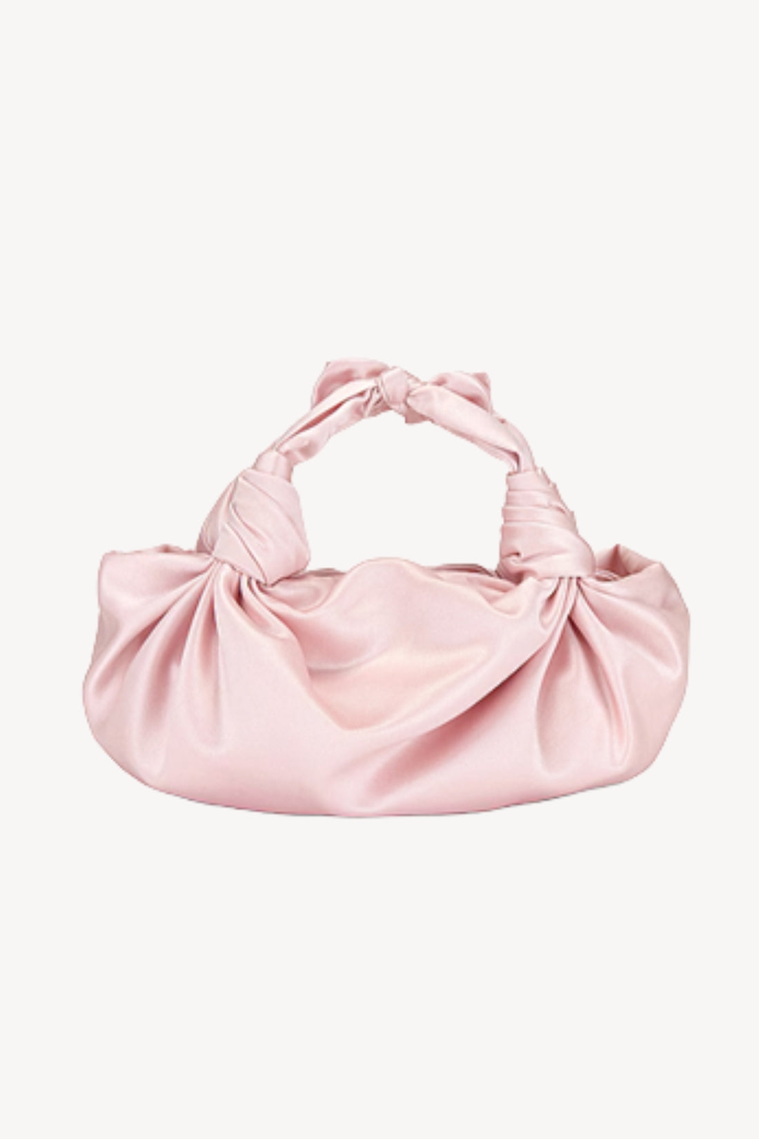 Blush NLA Silk Knot Bag